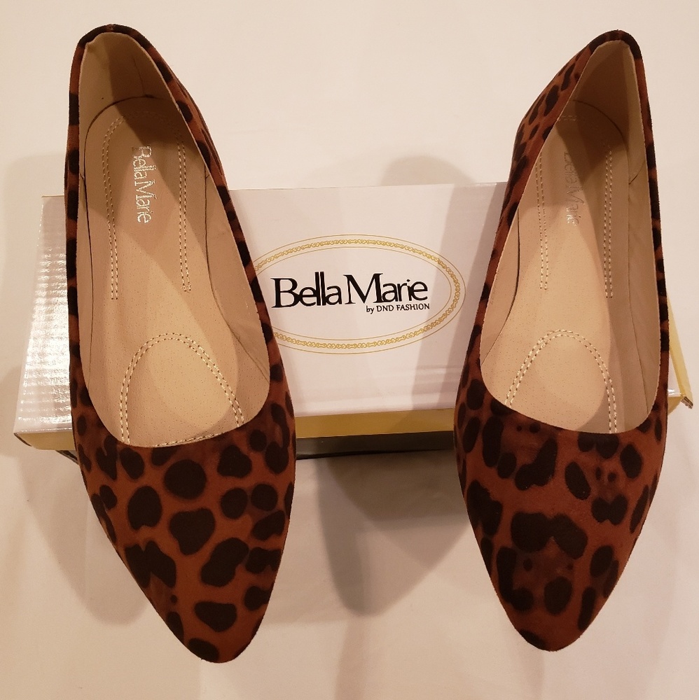 Brand New Bella Marie leopard ballet flats